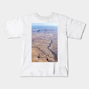 Skeleton Coast River System, Namibia Kids T-Shirt